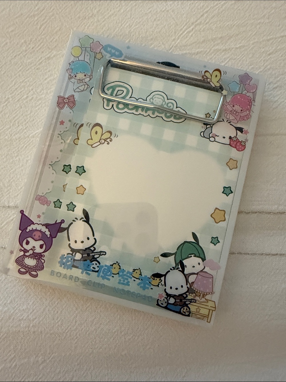 Pochacco Mini Clipboard Notepads